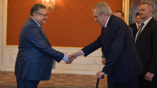 ҚР Елшісі Чех Президентіне сенім грамоталарын табыстады